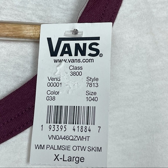 Vans Palmsie OTW Skim Short Sleeve Tee Sz XL - Picture 8 of 9